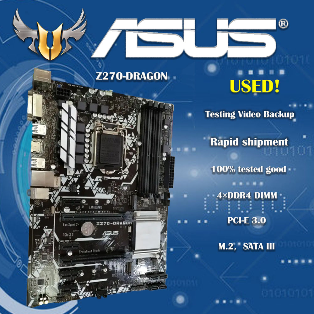 Pc Gaming I7 - Motherboard For Asus PRIME Z270-DRAGON Original