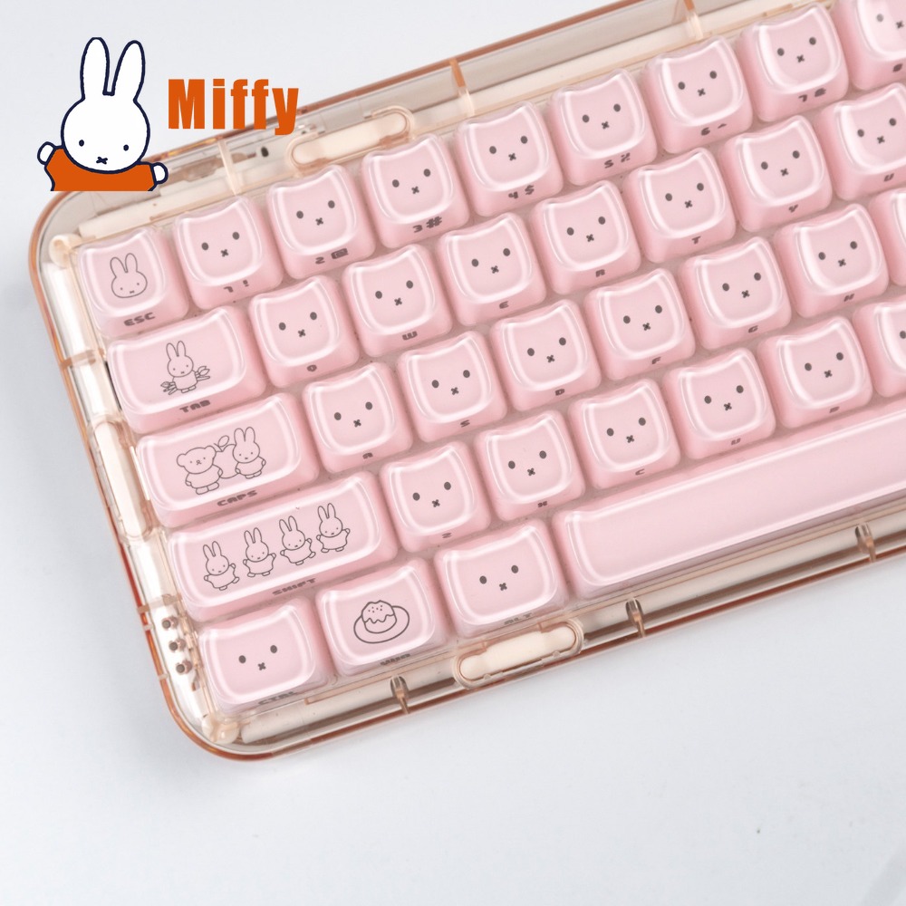 Kawaii Miffy Keycaps Cute Rabb - Pc Gaming Lounge ulasan dan harga