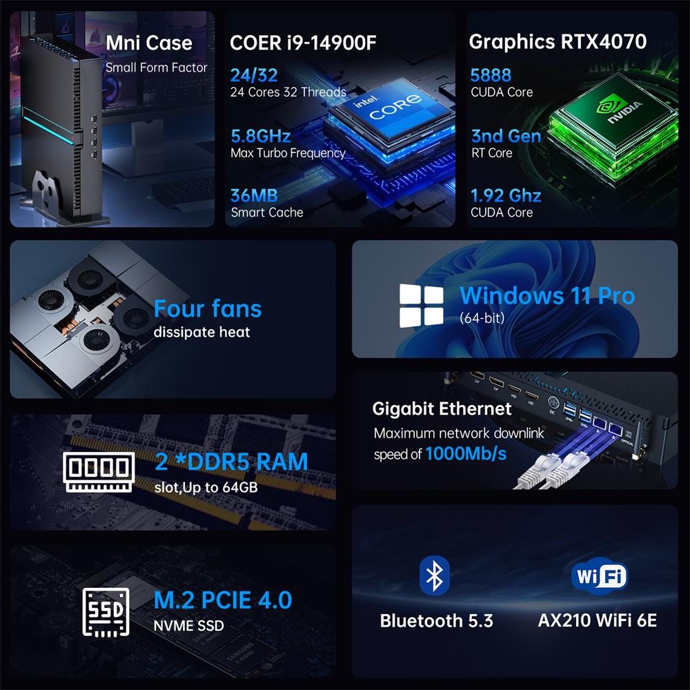 Msecore MV300 14th Intel Core  - Pc Gaming I7 ulasan dan harga