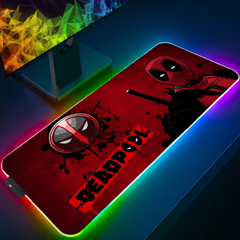 LED Mouse Pad Gaming Backlight - Pc Gaming Lounge ulasan dan harga