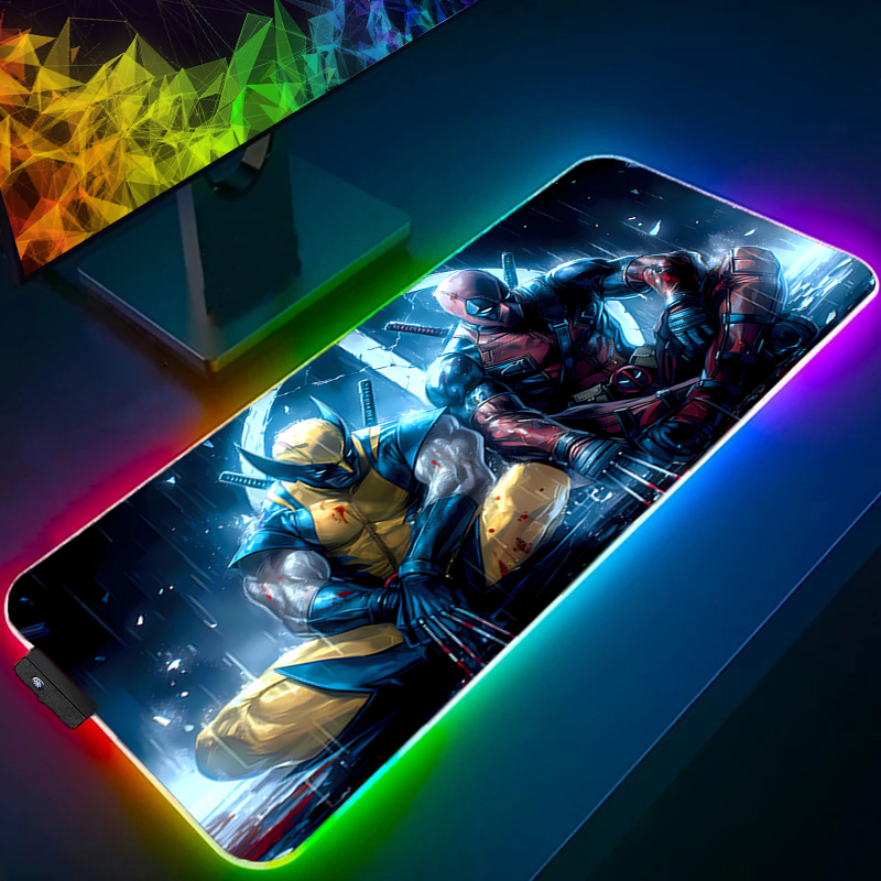 LED Mouse Pad Gaming Backlight - Pc Gaming Lounge ulasan dan harga