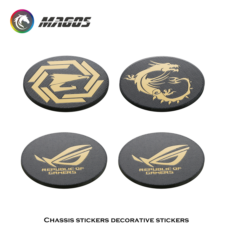 Computer Case Fan Metal Sticke - Pc Gaming Lounge ulasan dan harga