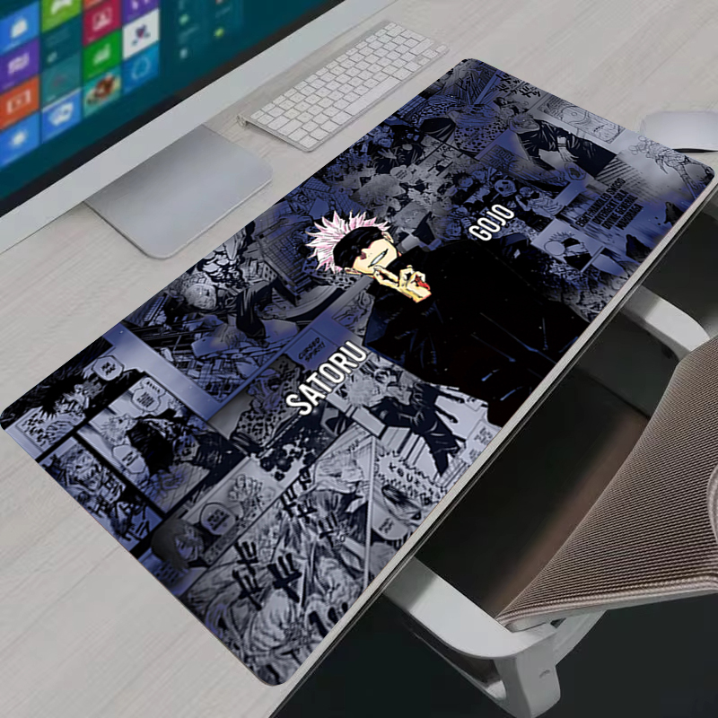 Mouse Pad Cool Anime Jujutsu K - Pc Gaming Keyboard And Mouse ulasan dan harga
