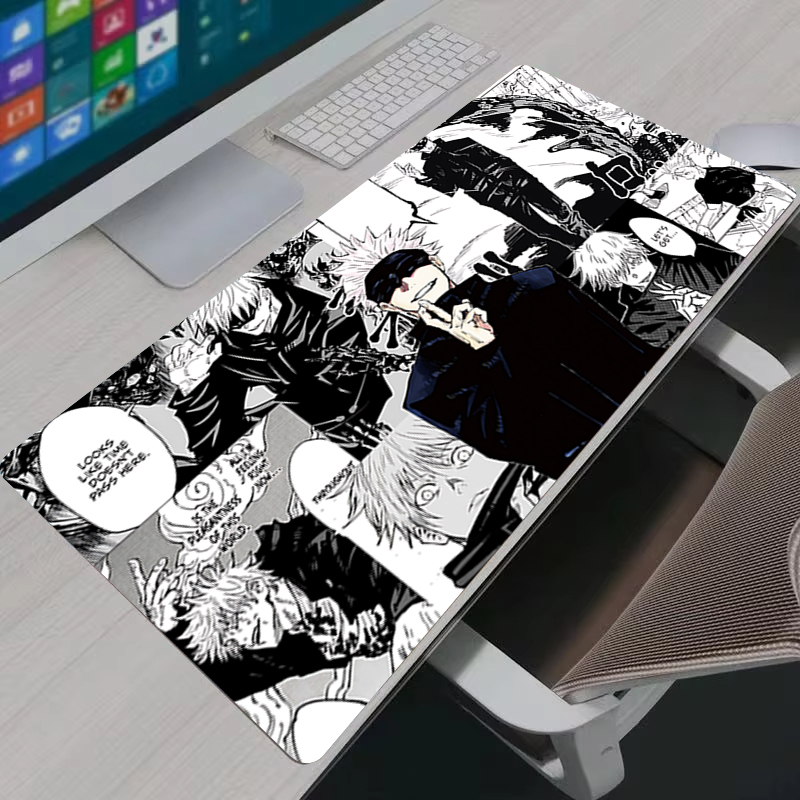 Mouse Pad Cool Anime Jujutsu K - Pc Gaming Keyboard And Mouse ulasan dan harga