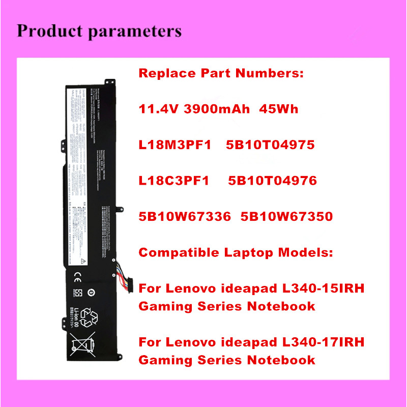 L18M3PF1 Laptop Battery For Le - Pc Gaming Lenovo ulasan dan harga