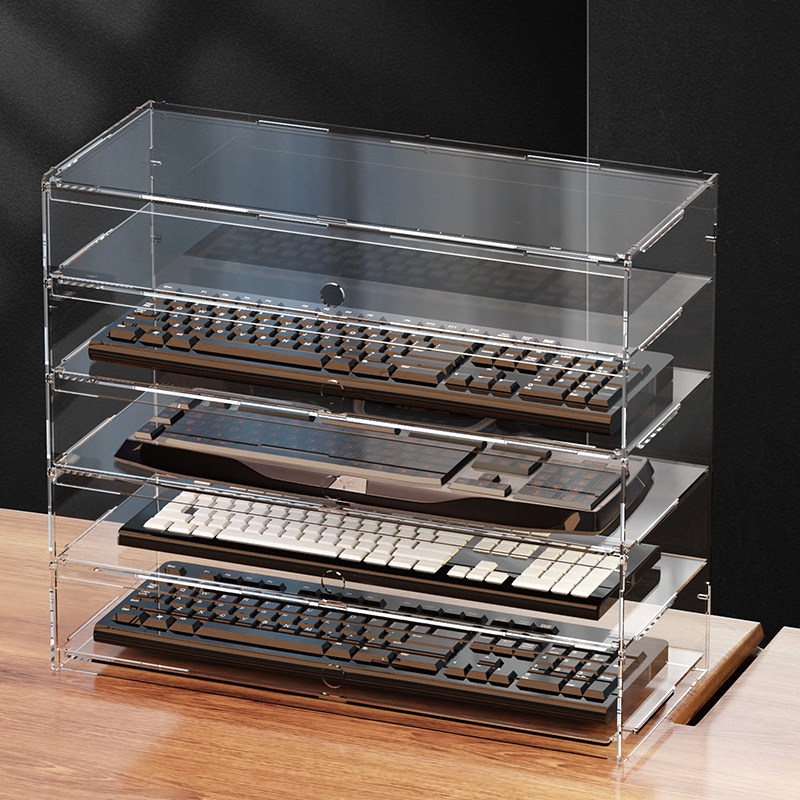 Premium Clear Acrylic Dustproo - Pc Gaming Setup ulasan dan harga