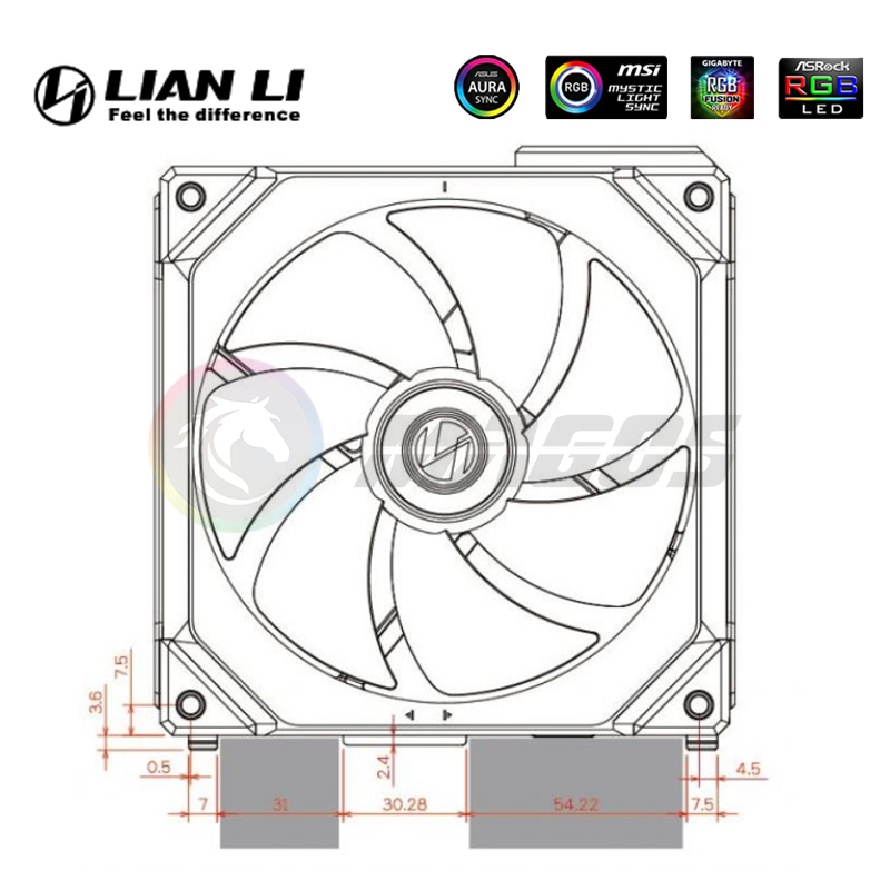 LIAN LI UNI FAN SL140 V1 Modul - Pc Gaming Lian Li ulasan dan harga