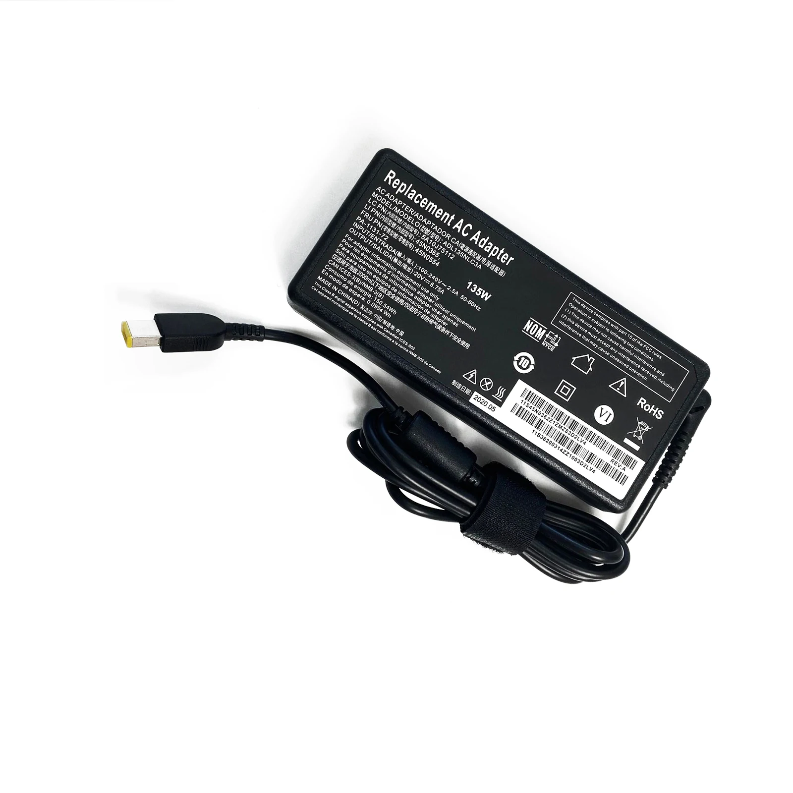 20V 6.75A 135W Laptop Ac Adapt - Pc Gaming Lenovo ulasan dan harga